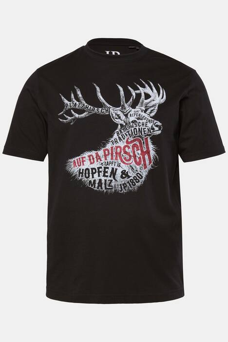 JP1880 T-Shirt, Trachten, Halbarm, Brustprint, bis 8 XL