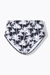 Bikinislip, hoge taille, palmenprint