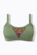 Bikinitop, zachte cups, pailletten