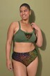 Bikinitop, zachte cups, pailletten