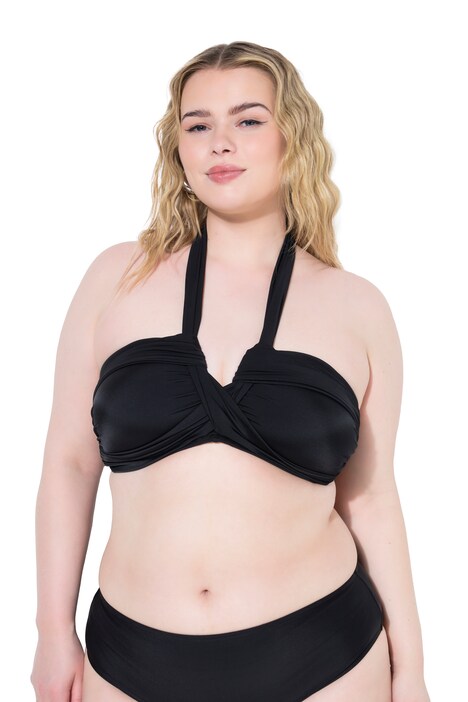 Bikiny top, měkké košíčky, nařasené poprsí