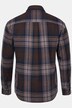 JP1880 Karo-Flanellhemd, Langarm, verdeckter Buttondown-Kragen, Modern Fit, bis 8 XL