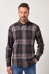 JP1880 Karo-Flanellhemd, Langarm, verdeckter Buttondown-Kragen, Modern Fit, bis 8 XL