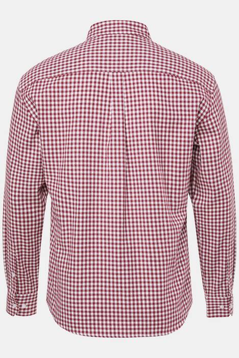JP1880 geruit flanellen overhemd, lange mouwen, buttondown-kraag, Modern-Fit, tot 8XL