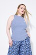 Tanktop, Slim Shape, Rippjersey, Ringel