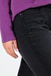 Jeans Mia, siersteentjes, comfortabele tailleband, stretchdenim