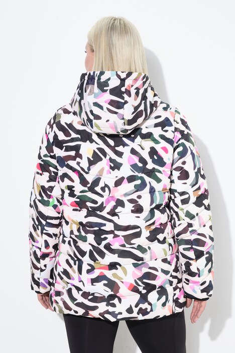 HYPRAR Steppjacke, wasserabweisend, Kapuze, recycelt