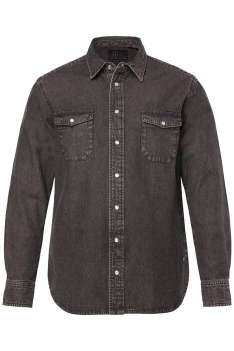 Barevná džínová košile, FLEXNAMIC®, dlouhé rukávy, Kent límeček, Modern střih, do 8XL
