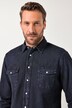 JP1880 Color-Jeanshemd FLEXNAMIC®, Langarm, Kentkragen, Modern Fit, bis 8 XL