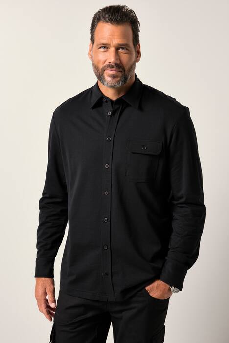 JP1880 Sweathemd, Workwear, Langarm, Modern Fit, Kentkragen, Rückenprint, bis 8 XL