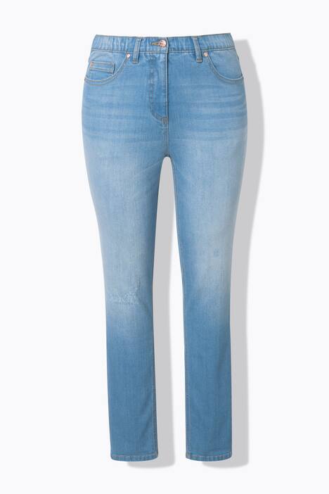 Jeans Sarah, schmales Bein, Stretchdenim, recycelt