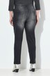 Boyfriend jeans in denim elasticizzato con rivetti