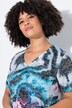 T-shirt, A-line, colourful pattern