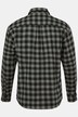 Chemise JP 1880 en flanelle à carreaux, manches longues et col Kent, coupe Modern Fit - jusqu'au 8 