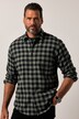 Chemise JP 1880 en flanelle à carreaux, manches longues et col Kent, coupe Modern Fit - jusqu'au 8 