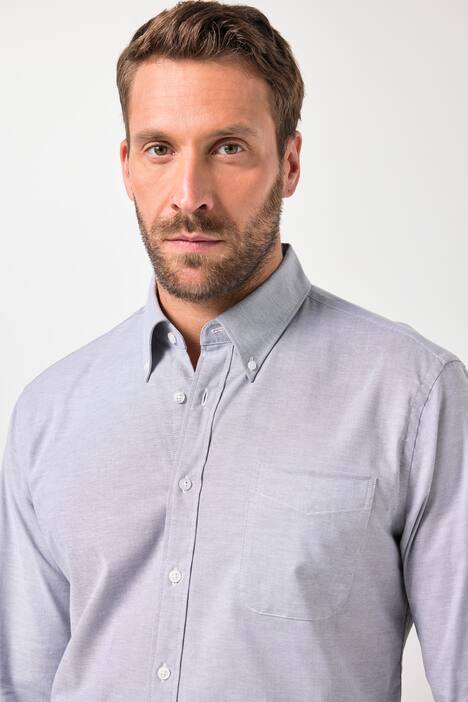 JP1880 Oxford-overhemd FLEXNAMIC®, lange mouwen, buttondown-kraag, Modern-Fit, tot 8XL