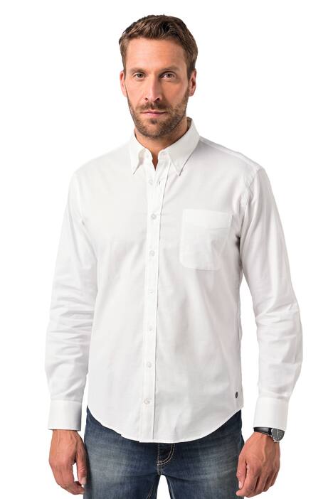 Oxford košile FLEXNAMIC®, dlouhé rukávy, límeček s knoflíky, Modern střih, do 8XL