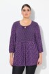 Allover Print Smocked Blouse