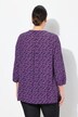 Allover Print Smocked Blouse