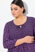 Allover Print Smocked Blouse