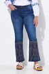Bootcut-jeans Lea, Western-broderi, 5 lommer