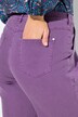 Colorjeans Mary, gerafelde zoom, rechte pijpen, comfortabele tailleband