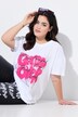T-paita, oversized, graffitti-kirjailu