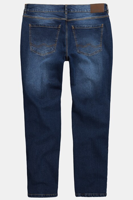 Men+ jeans, denim, avsmalende loose fit, 5-lommers, opptil 72/36