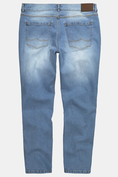 Men+ jeans, denim, avsmalende loose fit, 5-lommers, opptil 72/36