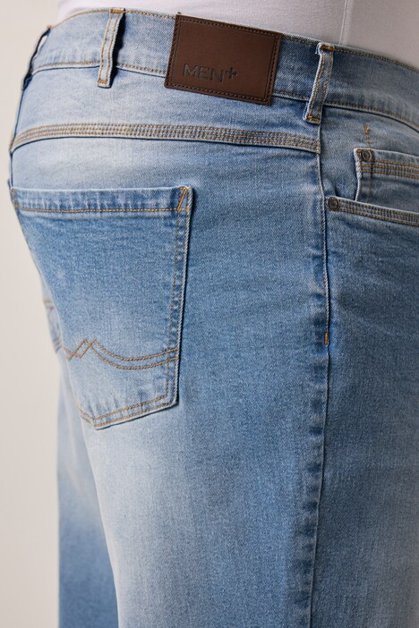 Men+ jeans, denim, avsmalende loose fit, 5-lommers, opptil 72/36