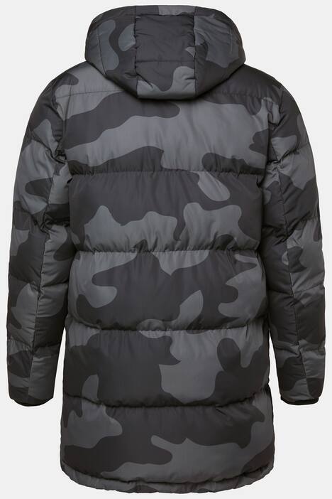 JP1880 Stepp-Parka, Camouflage, Kapuze, Taillen-Tunnelzug, bis 7 XL