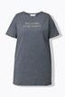 Camiseta, oversize, letras de purpurina, alas en la espalda