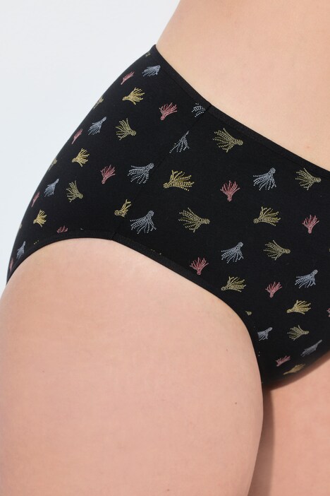 Midi-slips, set van 5, motief / effen