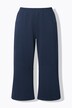 Jupe-culotte en molleton de coton bio, jambe large et taille élastique