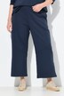 Jupe-culotte en molleton de coton bio, jambe large et taille élastique