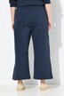 Jupe-culotte en molleton de coton bio, jambe large et taille élastique