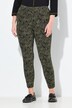 Legging en coton bio, imprimé et jambe étroite