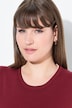 Gebreide top, ronde hals, mouwloos, biologisch katoen