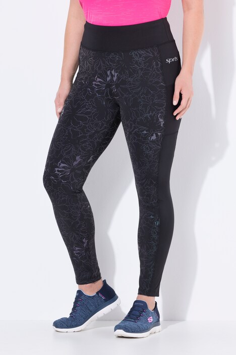 Sport-Leggings, schnelltrocknend, Taschen, recycelt