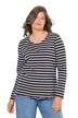 Pruhované tričko, dlouhé rukávy, kulatý výstřih