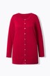 Twinset-vest, ronde hals, lange mouw, Pima Cotton