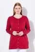 Twinset-vest, ronde hals, lange mouw, Pima Cotton