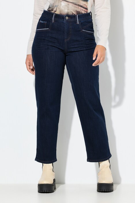 Jeans, wijde pijp