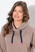 Robe en molleton à capuche, manches longues, OEKO-TEX