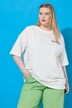 T-skjorte, oversize, halve ermer, trykk på ryggen