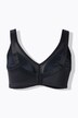 Soutien-gorge minimiseur, sans armatures, satin et dentelle – bonnet C-F