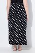 Jupe maxi en jersey imprimé Bellieva. Taille extensible
