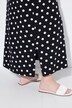 Jupe maxi en jersey imprimé Bellieva. Taille extensible