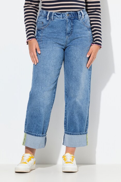 Jeans, wijde pijp