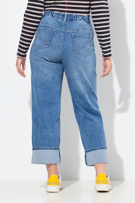 Jeans, wijde pijp